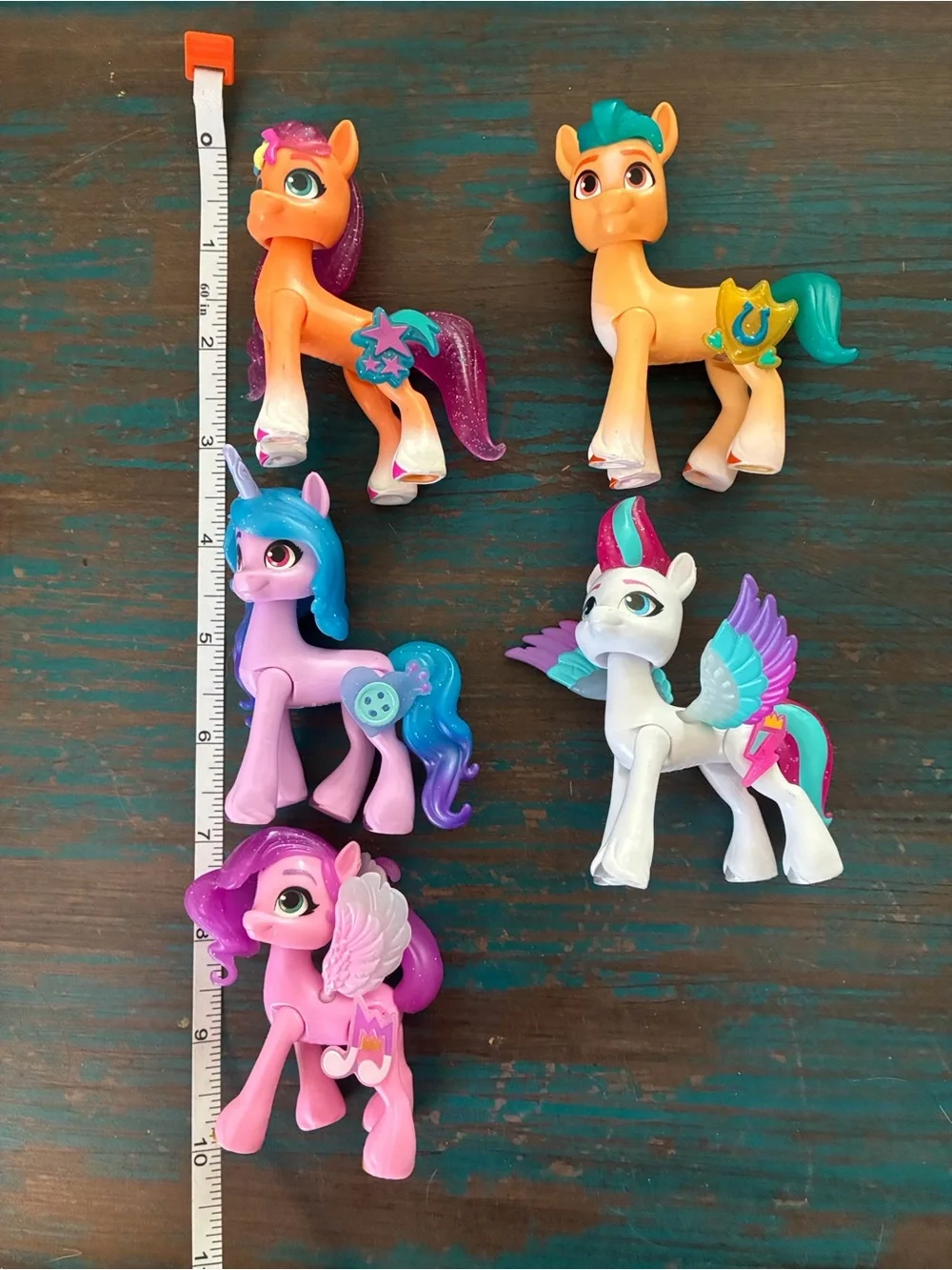My little pony A New Generation figurine set of 5 posable EUC no box
